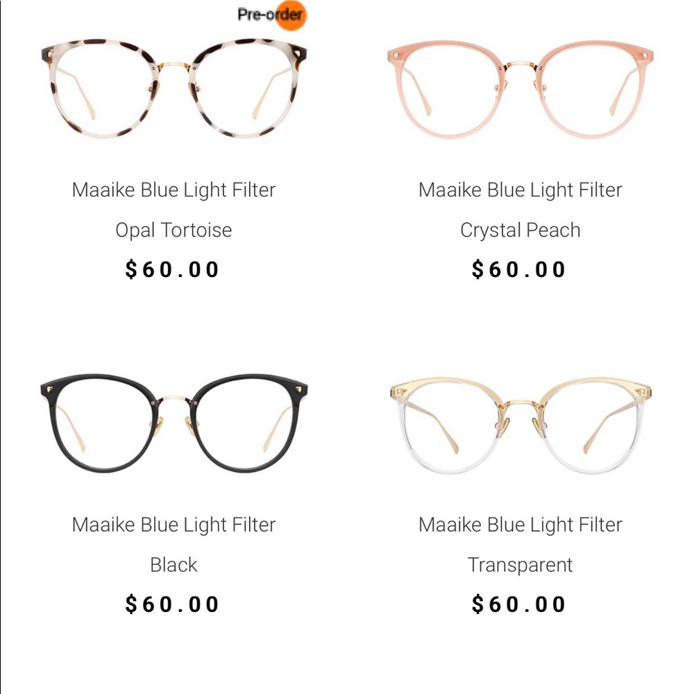 Blue Blocking glasses, never worn. Bought - Picture 2 of 3